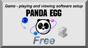 Game-playing and viewing software setup  PANDA-EGG   Free