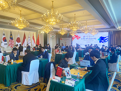 図3：対局会場の様子。