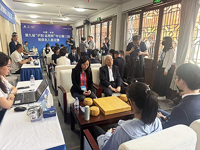 図2：対局会場の様子。