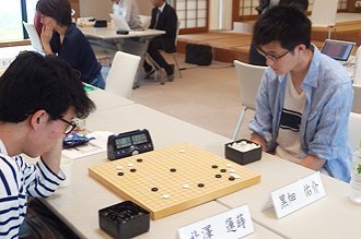 昇位戦の準決勝。栗原康太朗さん(埼玉大学)－宮崎平太(北海道大学)