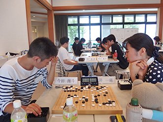 新星位戦 準決勝戦、今田海斗さん(中央大学：左)と北井 一稀さん(立命館大学：右)