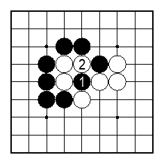 わざと取られて相手をアタリの形に導く