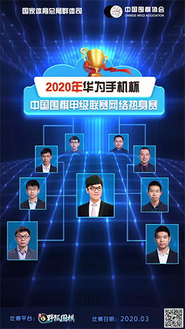 2020年華為携帯杯中国囲碁甲級リーグ戦のポスター