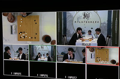 図4：中国竜星戦の全解説は日本の囲碁・将棋チャンネルで放送される。